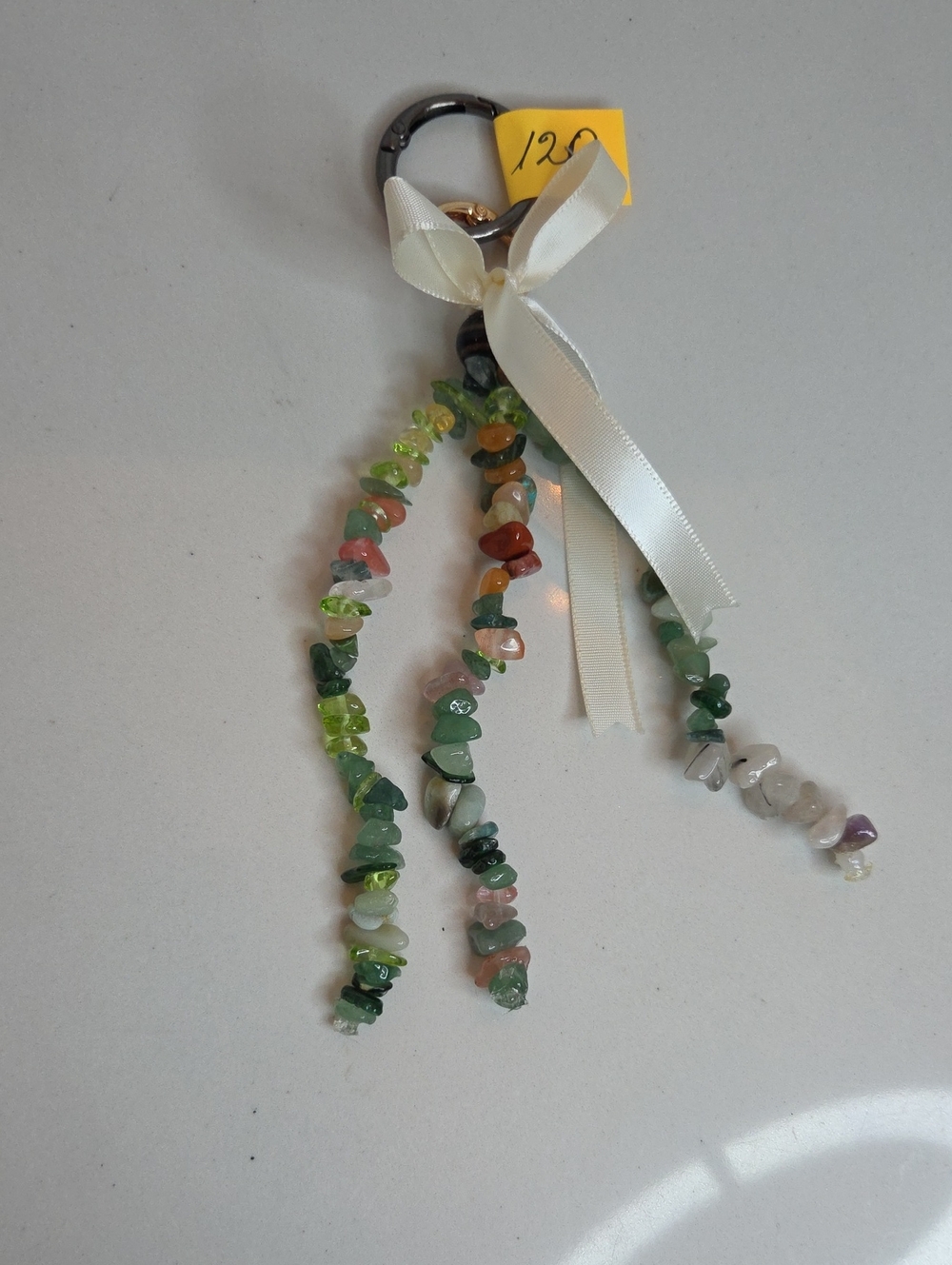 120 - Stone Multi-Color Bag Charm